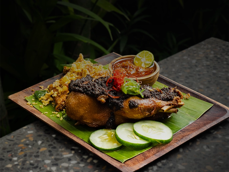 Bebek Bumbu Hitam Elys Kitchen Bali